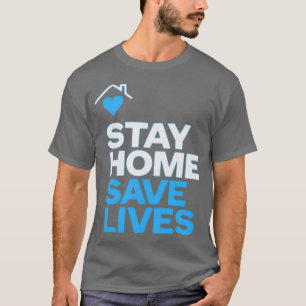 blijf thuis sparen levens coronavirus cobi19 1 t-shirt