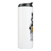 Blijf trashy mijn vriend wasbeer thermosbeker (Gedraaid links)