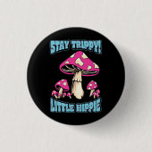 Blijf Trippy! Little Hippie Ronde Button 3,2 Cm (Voorkant)