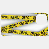 Blijf uit de buurt, kruis politietape 3d niet Case-Mate iPhone case (Achterkant / Rechts)