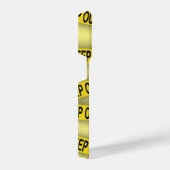 Blijf uit de buurt, kruis politietape 3d niet iPhone hoesje (Rechterkant)