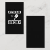 Blijf uit de Keuken Funny Pickleball Paddle Visitekaartje (Voorkant / Achterkant)