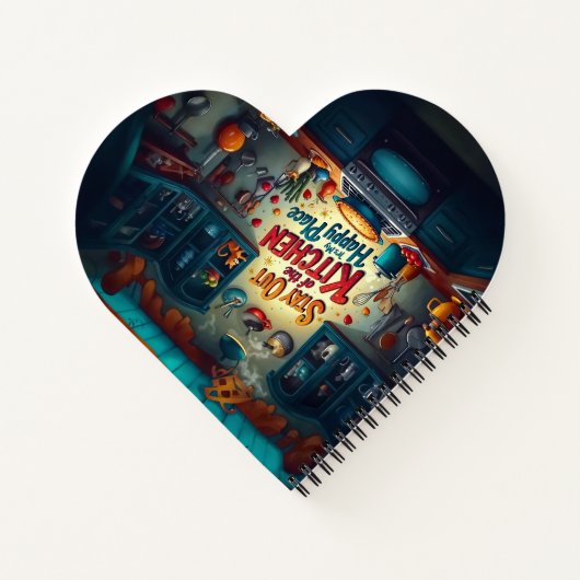 Blijf uit de keuken Notitieboek (Achterkant)