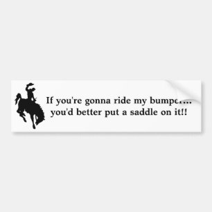 Blijf uit mijn A** Bumpersticker