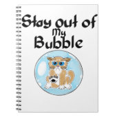 Blijf uit m'n bubbelkat. notitieboek (Voorkant)