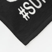 Blijf uw verhaal niet over zelfmoordpreventie. fleece deken (Hoek)