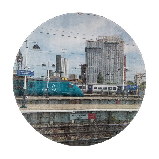 Blijf van de baan snijplank (Voorkant)