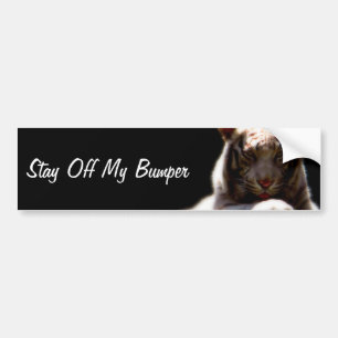 Blijf Van Mijn Bumper Tijger Bumpersticker