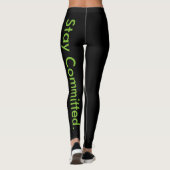 Blijf vastbesloten leggings (Achterkant)