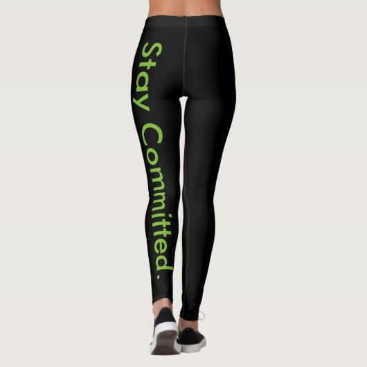 Blijf vastbesloten leggings (Achterkant)
