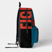 Blijf vechten - 3D Bold Typography Bedrukte Rugzak (Links)