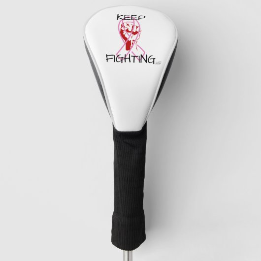 Blijf Vechtend Golfheadcover (Voorkant)