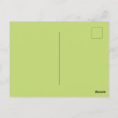 Blijf veilig briefkaart (Achterkant)