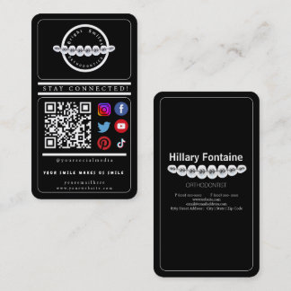 Blijf verbonden Visitekaartje voor sociale media