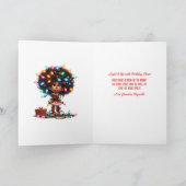 Blijf verlicht | Afrocentrische kerst Kaart (Binnen)