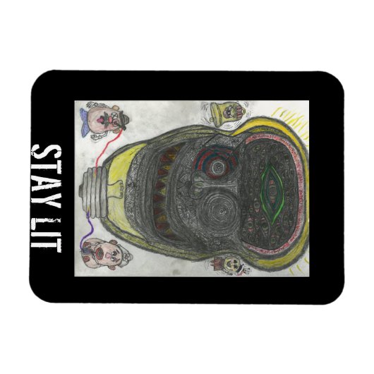 Blijf verlichte magneet (Horizontaal)