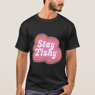 Blijf Vissen (Paars op Paars) T-shirt