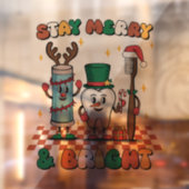 Blijf vrolijk en helder tandheelkundig raamsticker (Vel 2)