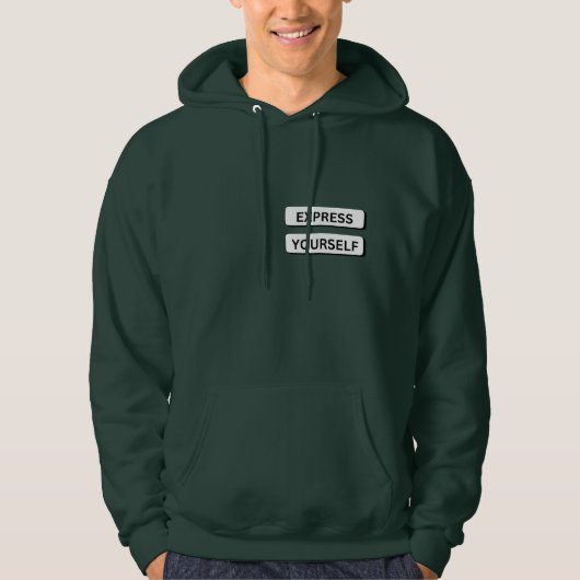 Blijf warm, blijf waar hoodie (Voorkant)