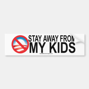Blijf weg van mijn Kinder Bumpersticker