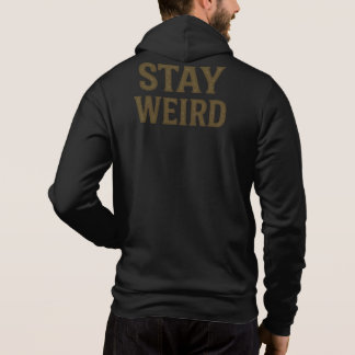 Blijf Weird Retro Streetwear Hoodie