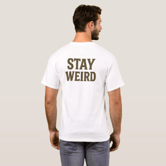 Blijf Weird Retro Streetwear T-shirt