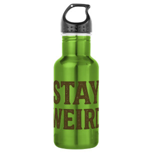 Blijf Weird Retro Streetwear  Waterfles