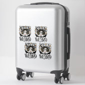 Blijf Weird Sticker (Koffer)