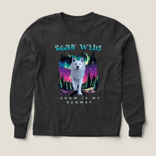 Blijf Wild Arctische Wolf (Voorkant)