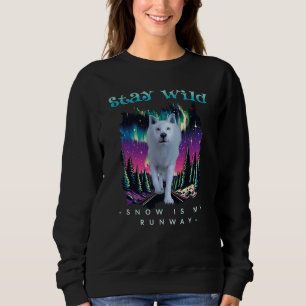 Blijf Wild Arctische Wolf Trui