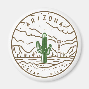 Blijf Wild Arizona Magnet Magneet