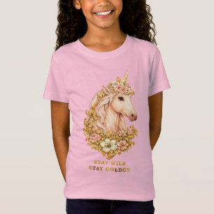 Blijf Wild, Blijf Gouden Eenhoorn T-shirt