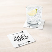 Blijf wild boho papier onderzetter (Insitu)