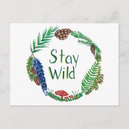 Blijf wild Briefkaart