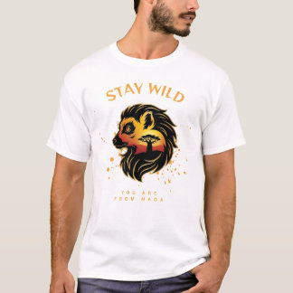 Blijf Wild Je Bent Van Mada | Madagaskar Fossa T-shirt
