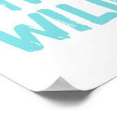 Blijf Wild Kids Kamer Muurkunst Poster (Hoek)