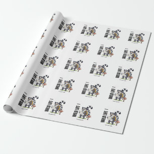 Blijf Wild Lemur Leven - Madagaskar Vibes Schattig Cadeaupapier
