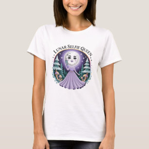 Blijf Wild Maan Kind Selfie Magisch T-shirt