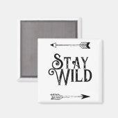 Blijf wild magneet (Voorkant / Achterkant)
