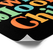 Blijf Wild Moon Kind Hippie Mannen Vrouwen Retro 6 Poster (Hoek)