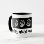 Blijf Wild Moon Mok (Voorkant links)