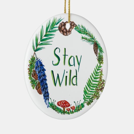 Blijf wild Ornament (Rechts)