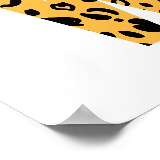 Blijf Wild Poster (Hoek)