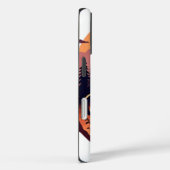 Blijf wild: Sunset Forest Illustratie Case-Mate iPhone Case (Achterkant / Rechts)