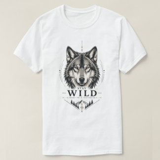 Blijf Wild – Vertrouw Op Je Instincten T-shirt