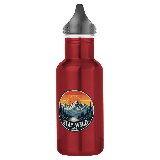 blijf wild  waterfles  (Links)