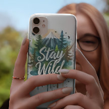 Blijf Wilde Hoes voor Telefoon | Natuur Kunst Pant