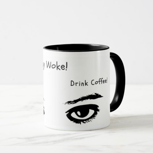 blijf woede mok (Voorkant rechts)