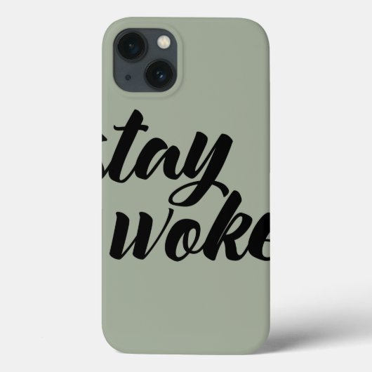 Blijf Woke Case-Mate iPhone Case (Achterkant)