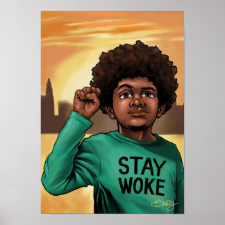 Blijf Woke Poster